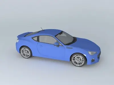 Subaru BRZ FA20 2014 Free 3D model
