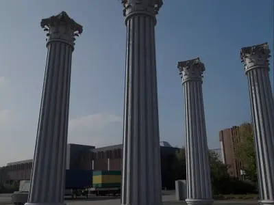 Corinthian Column 3D model 3D model