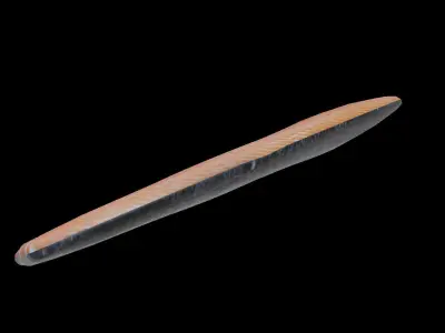 Salmon fillet Low-poly 3D model