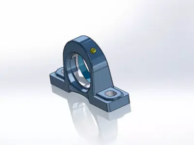 pillow blade bearing 3D model