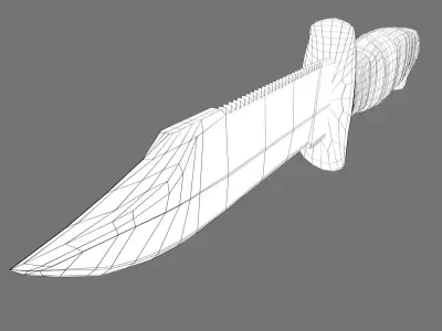 Air Force Survival Knife 3D model