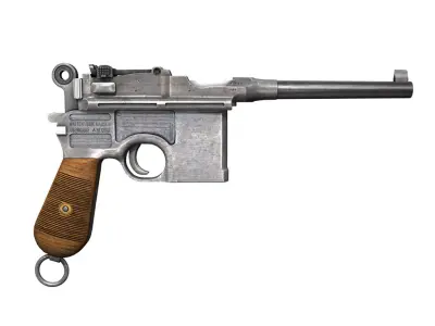 Mauser C96 Broomhandle  3D model