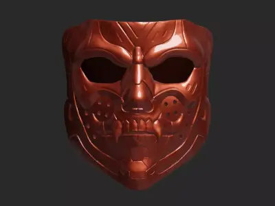 Demon Mask 3D print model purchase
