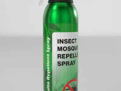 Insect Repellent Spray Insecticides repellents Low-poly 3D model