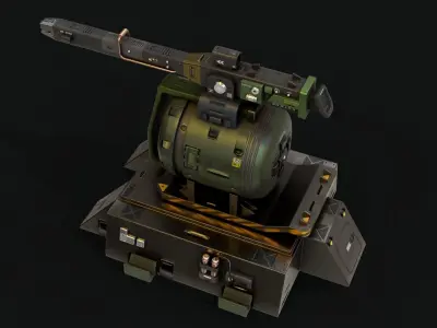Sentry Turret 3D model