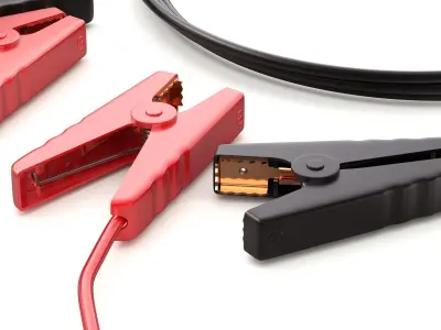 Car Jump Starter Clamps 3D model