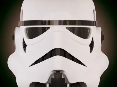 Star Wars Stormtrooper helmet  3D model