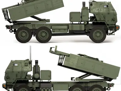 MLRS M142 HIMARS 2006 3D model