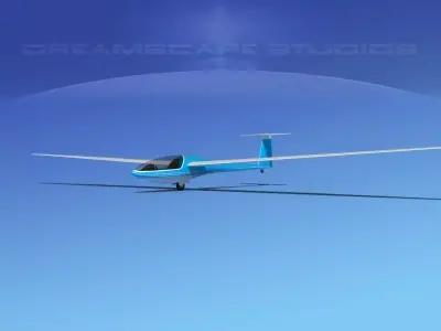 DG-400 17-Metre Motorglider V13 3D model
