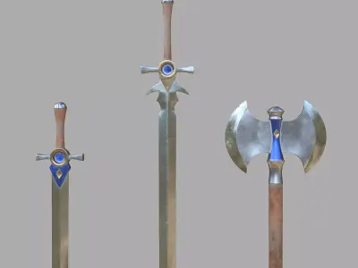 Medieval Weapon-Free Free 3D model