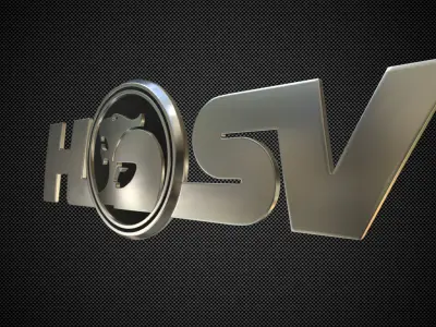 hsv logo 3D model