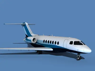 Hawker Siddley 4000 V10 3D model