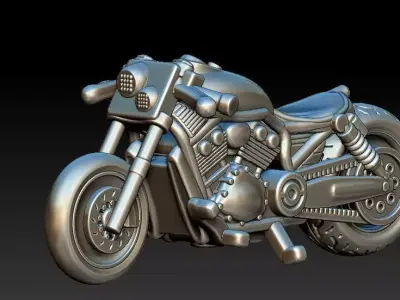 Harley Davidson V-Rod Bobber Free 3D print model