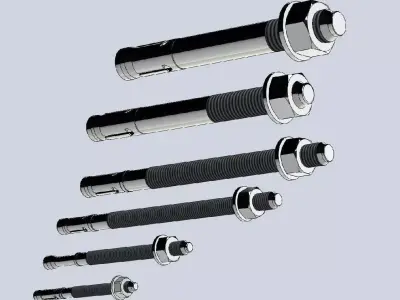 Anchor bolt Free 3D model