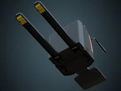 Rider Stacker 1A Low-poly 3D model