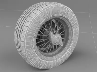 Wheel Daytona 3D model