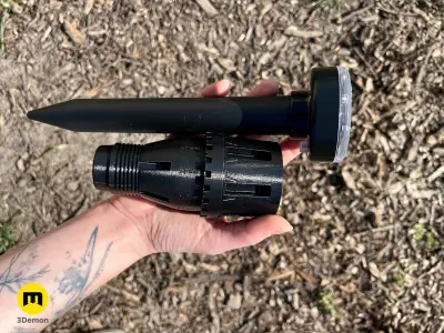 Dune Thumper Mole Repellent Stake 3D print model