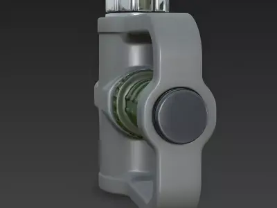 Tactical Military Adrenaline Injector 3D Model Low-poly 3D model