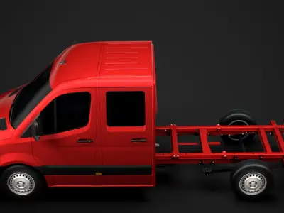 RAM Sprinter Chassis Crew Cab L2 FWD 2020 3D model