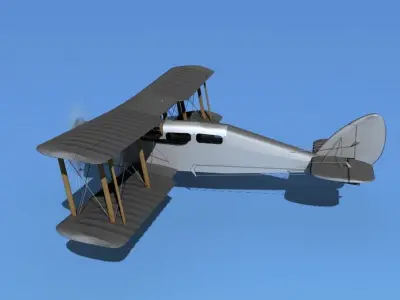 Airco DH-4 Passenger Air Transport 3D model