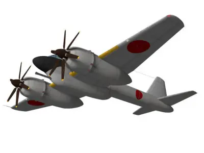 kugisho ki-93 3D model