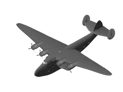 Boeing 314 Clipper 3D model