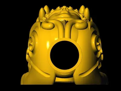 Pixiu Face Bracelet-Unicorn bracelet T07 3D print model