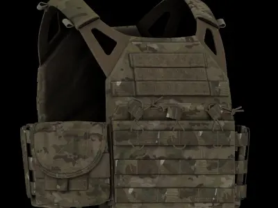 Paraclete Barret 50 Cal Pouch Low-poly 3D model