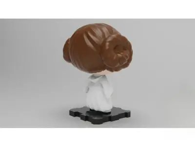 Princess Leia Organa 3D Printing Masterpiece 3D print model