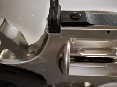 Colt Anaconda 44 magnum lowpoly Low-poly 3D model