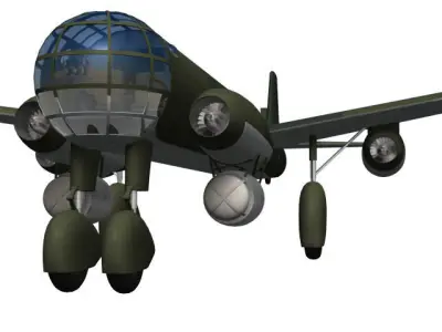 Junkers Ju287 3D model