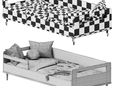 Jimi child bed Free 3D model