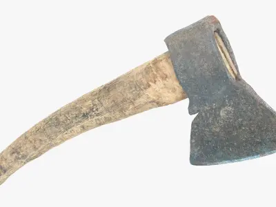 Axe Historical Low-poly 3D model