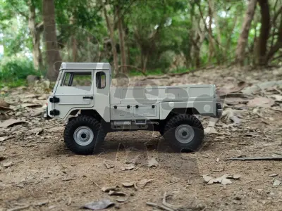 Crawler V306 Flatbed - 1-18 TRX4M RC body attachment 3D print model