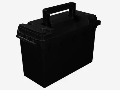 Plastic Ammo Box 3D model