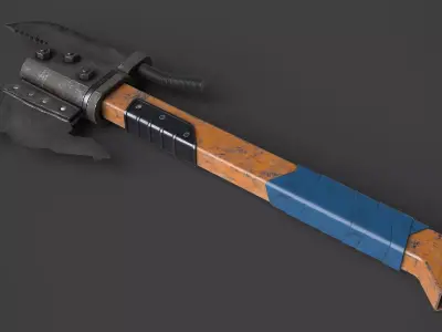 Modifiable Strike Weapon 21 Low-poly 3D model