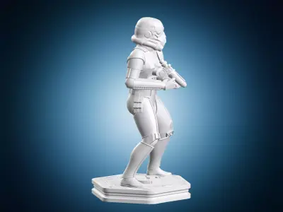 Stormtrooper Action Figure 3D print model