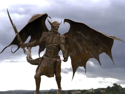 Demon warrior 3D model