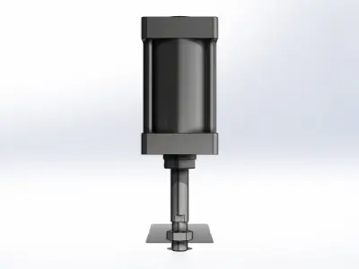 Cilindro SMC MDBB125-125Z Cylinder 3D model