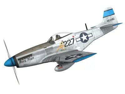 North American P-51D - Mary Alyce 3D model