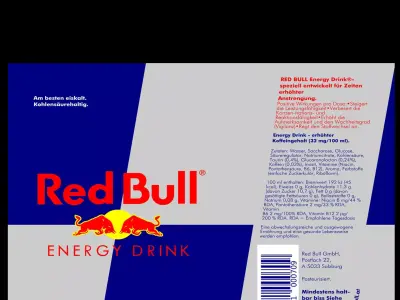 3-D red bull fridge model Low-poly 3D model