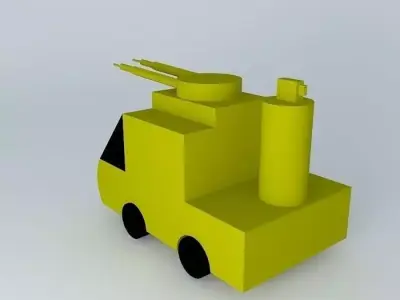 army car Free 3D model