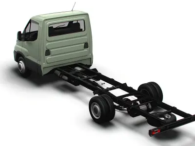 Iveco Daily Single Cab L5 Chassis 2024 3D model