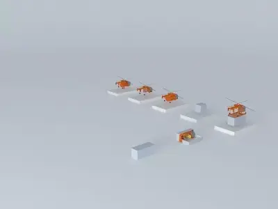 ARGO  AIRCRAFTS A 10 Firefly Multipurpose vertol system 3D model