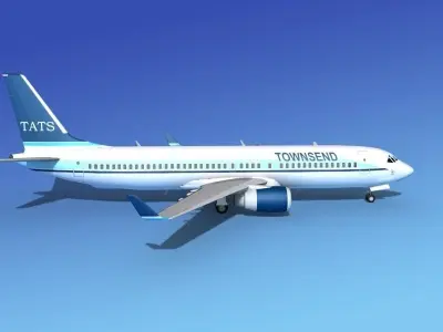 Boeing 737-800 Townsend 3D model