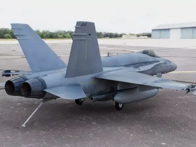 McDonnell Douglas FA-18 Hornet Single Seat 3D model