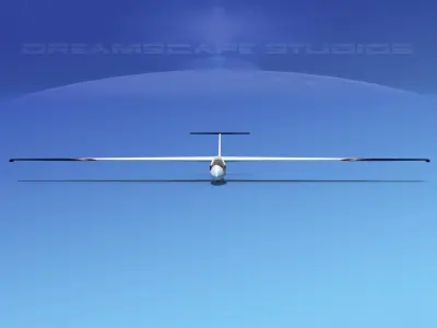 SZD-36 Cobra Glider V09 3D model