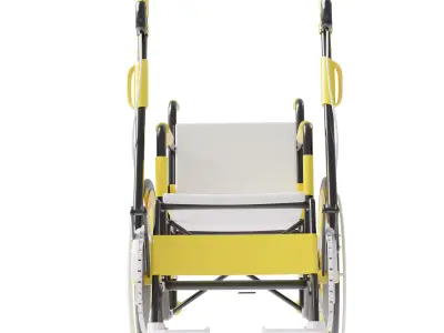 Wheel Chair Design 2025 Low-poly 3D model Low-poly 3D model