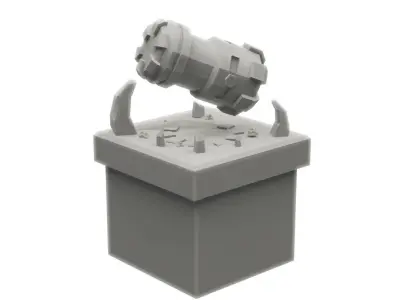 Plasma Cell Low-poly 3D model