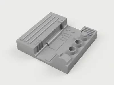 Death Star Diorama Trench Run Tiles 3D print model